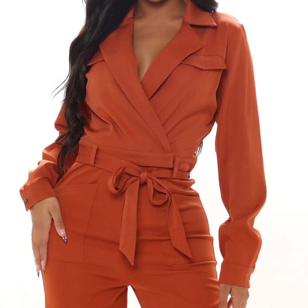 Fashion Nova long sleeve jumpsuit